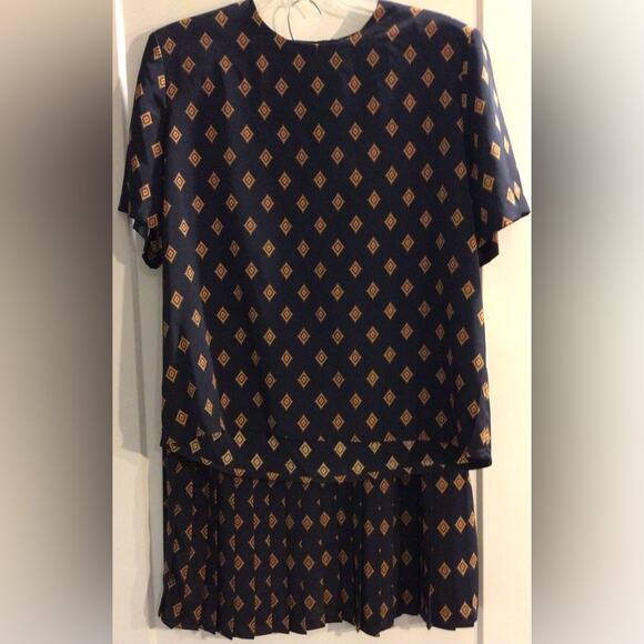 Vintage Casual Corner blouse skirt set size 10 - Picture 10 of 11